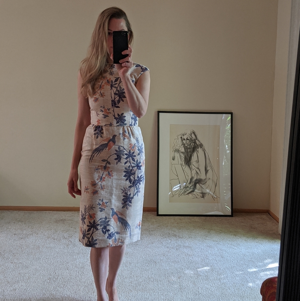 Tory Burch Brocade Dress 0